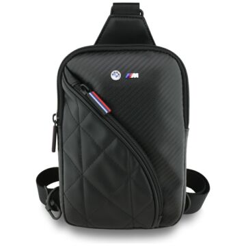 BMW Carbon Pocket Metal Logo czarny - torebka na smartfona