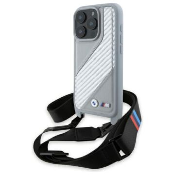 BMW M Edition Carbon Stripe Strap szary - etui iPhone 16 Pro