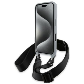 BMW M Edition Carbon Stripe Strap szary - etui iPhone 16