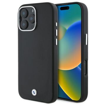 BMW Sign Full Wrapped Metal MS czarny - etui iPhone 16 Pro