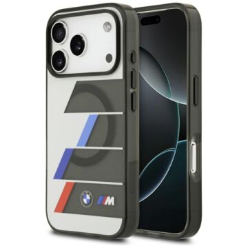 BMW M IML Tricolor Lines MS antracyt - etui iPhone 17 Pro