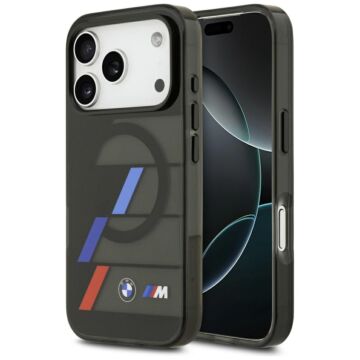 BMW M IML Tricolor Lines MS czarny - etui iPhone 17 Pro