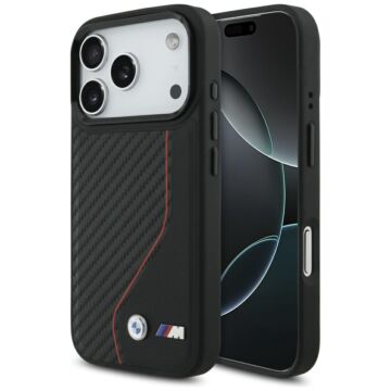 BMW M Carbon Line Logo MS czerwony - etui iPhone 17 Pro