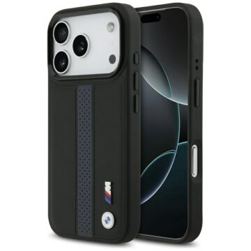BMW M Perforated Stripe Logo MS niebieski - etui iPhone 17 Pro