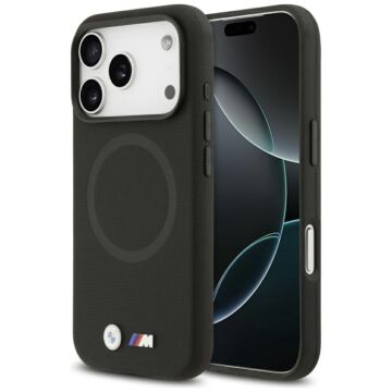 BMW M FW Metal Logo MS czarny - etui iPhone 17 Pro