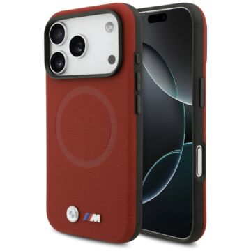 BMW M FW Metal Logo MS czerwony - etui iPhone 17 Pro