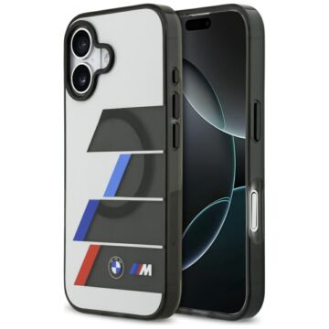 BMW M IML Tricolor Lines MS antracyt - etui iPhone 17