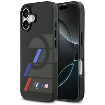 BMW M IML Tricolor Lines MS czarny - etui iPhone 17