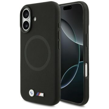 BMW M FW Metal Logo MS czarny - etui iPhone 17