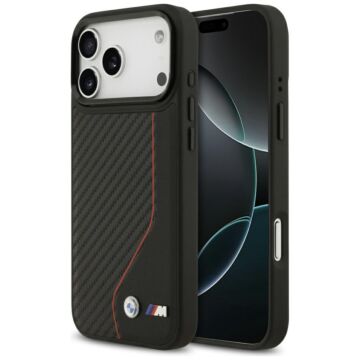 BMW M Carbon Line Logo MS czerwony - etui iPhone 17 Pro Max