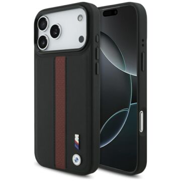 BMW M Perforated Stripe Logo MS czerwony - etui iPhone 17 Pro Max
