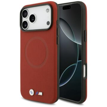 BMW M FW Metal Logo MS czerwony - etui iPhone 17 Pro Max