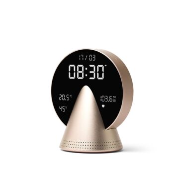 Lexon Conic Clock złoty - budzik