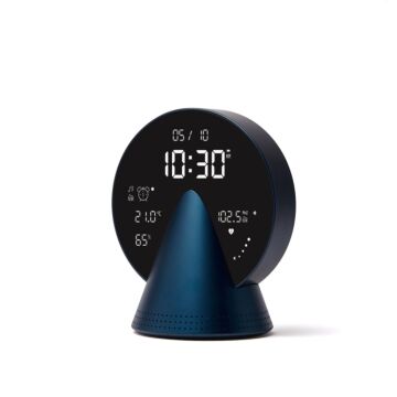 Lexon Conic Clock niebieski - budzik