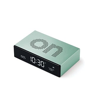 Lexon Flip Premium miętowy - budzik