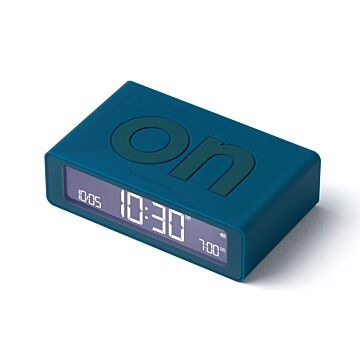 Lexon Flip Mini niebieski - budzik