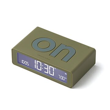 Lexon Flip Mini khaki - budzik