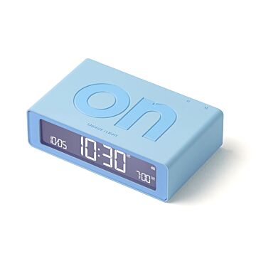 Lexon Flip Mini jasnoniebieski - budzik