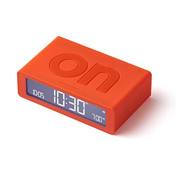 Lexon Flip Mini pomarańczowy - budzik