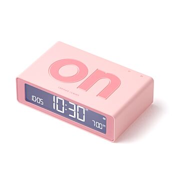 Lexon Flip Mini różowy - budzik