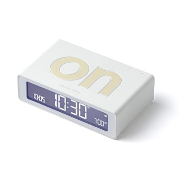 Lexon Flip Mini biały - budzik