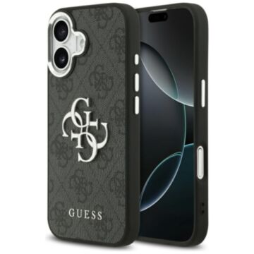 Guess 4G Big 4G Classic Logo czarny srebrny - etui iPhone 17