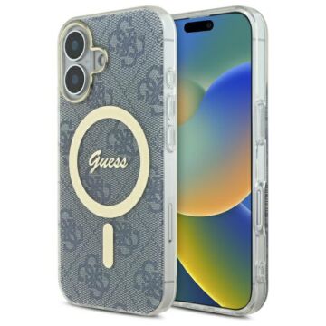 Guess IML 4G MS niebieski - etui iPhone 16