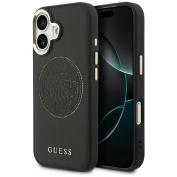 Guess Perforated 4G MS czarny - etui iPhone 17