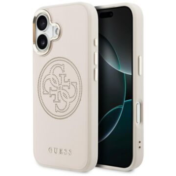 Guess Perforated 4G MS różowy - etui iPhone 17