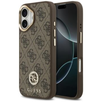 Guess 4G Strass Logo MS brązowy - etui iPhone 17