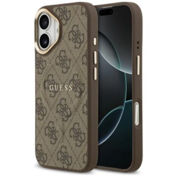 Guess 4G PU Classic Logo MS brązowy - etui iPhone 17