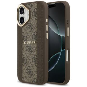 Guess 4G Stripe MS brązowy - etui iPhone 17