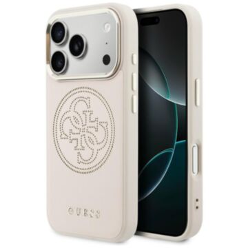 Guess Perforated 4G MS różowy - etui iPhone 17 Pro Max