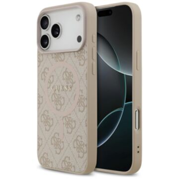 Guess 4G Ring Classic Logo MS różowy - etui iPhone 17 Pro Max
