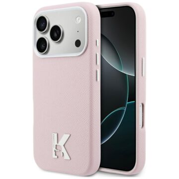 Karl Lagerfeld Karl Head Logo MS różowy - etui iPhone 17