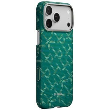 PITAKA Ultra-Slim Monogram MS złoto zielony - etui iPhone 17 Pro Max