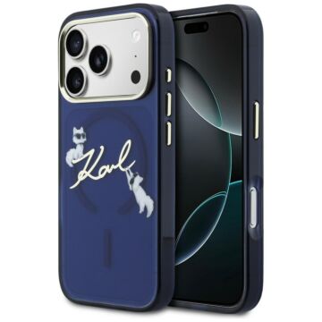 Karl Lagerfeld IML Choupettes Karl Script Logo MS przezroczysty - etui iPhone 17 Pro Max