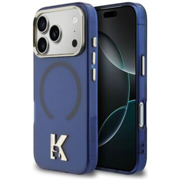 Karl Lagerfeld IML K Head Logo MS niebieski - etui iPhone 17 Pro
