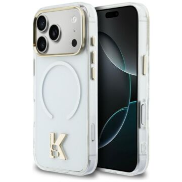 Karl Lagerfeld IML K Head Logo MS przezroczysty - etui iPhone 17 Pro