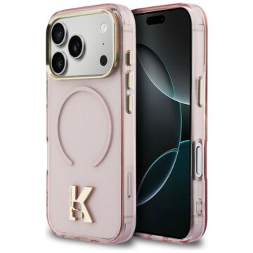 Karl Lagerfeld IML K Head Logo MS różowy - etui iPhone 17 Pro