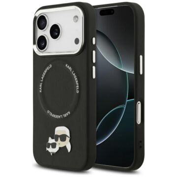Karl Lagerfeld Karl Choupette Pins MS czarny - etui iPhone 17 Pro