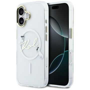 Karl Lagerfeld IML Choupettes Karl Script Logo MS przezroczysty - etui iPhone 17
