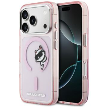 Karl Lagerfeld IML Peekaboo MS różowy - etui iPhone 17 Pro Max