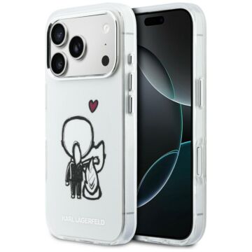 Karl Lagerfeld Karl Choupette Back MS przezroczysty - etui iPhone 17 Pro Max