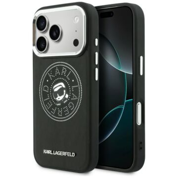 Karl Lagerfeld Point Karl Sketch MS czarny - etui iPhone 17 Pro Max