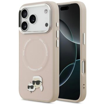 Karl Lagerfeld Karl Choupette Pins MS różowy - etui iPhone 17 Pro Max