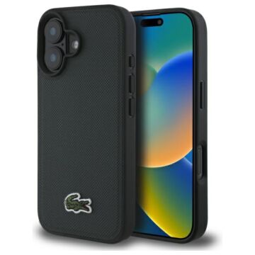 Lacoste Iconic Petit Pique zielony - etui iPhone 16 Plus