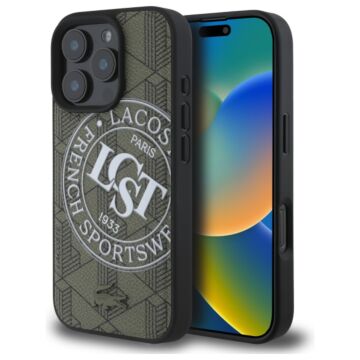 Lacoste Mono Sportswear MS zielony - etui iPhone 16 Pro Max