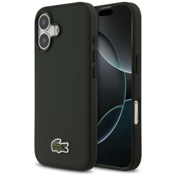 Lacoste Iconic Petit Pique Woven Logo MS sinople - etui iPhone 17