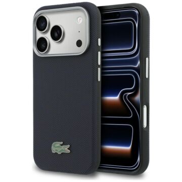 Lacoste Semi Wrap Petit Pique MS granatowy - etui iPhone 17 Pro